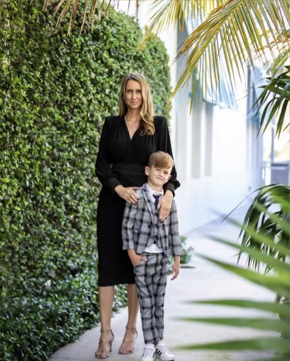 Kelly O’Shea with her son Dylan in Jupiter, Florida